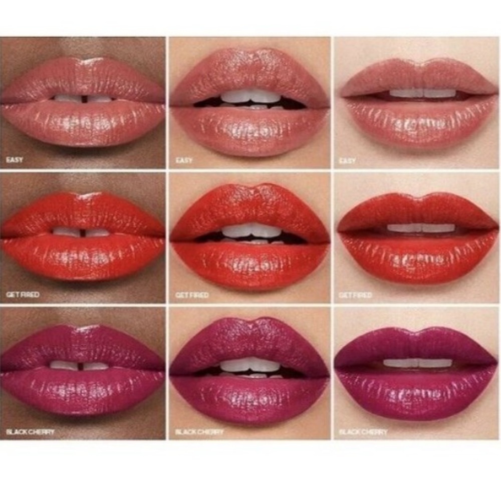 SMASHBOX BE LEGENDARY LIPSTICK TRIO: Easy, Get Fired, Black Cherry NWT - Picture 3 of 8